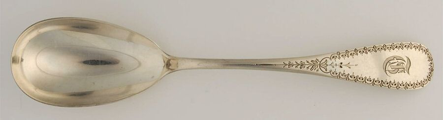 BGB2 Solid Serving Spoon by Bigelow Bros. & Kennard-1