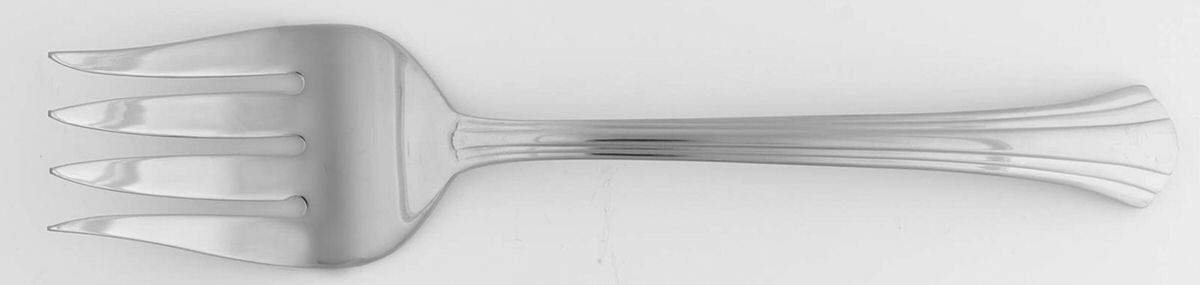 Compton Mirror (Stainless) Medium Solid Cold Meat Serving Fork by Better Homes & Gardens Flatware-1