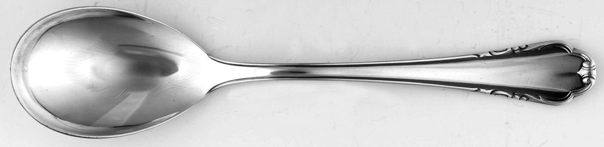 BSF28 (Silverplate) Round Bowl Soup Spoon (Gumbo) by Bremer Silberschmied-1