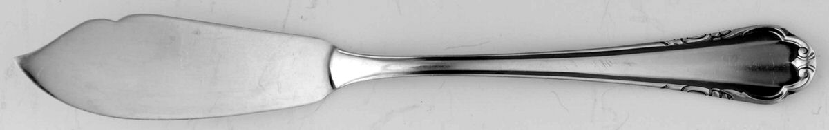 BSF28 (Silverplate) Flat Handle Master Butter Knife by Bremer Silberschmied-1