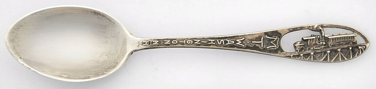 States & Cities Souvenir Spoons(Sterling) New Hampshire Demitasse Spoon by Bates & Klinke Inc-1