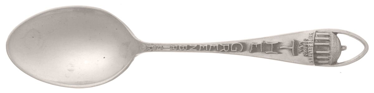 States & Cities Souvenir Spoons(Sterling) West Virginia Demitasse Spoon by Bates & Klinke Inc-1