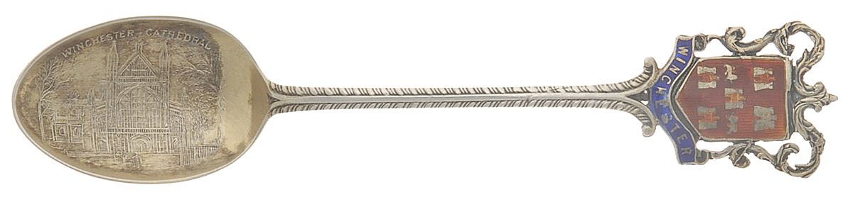 England Souvenir Spoons (Sterling) England Five O'Clock Spoon by Barker Bros Ltd. Flatware-1
