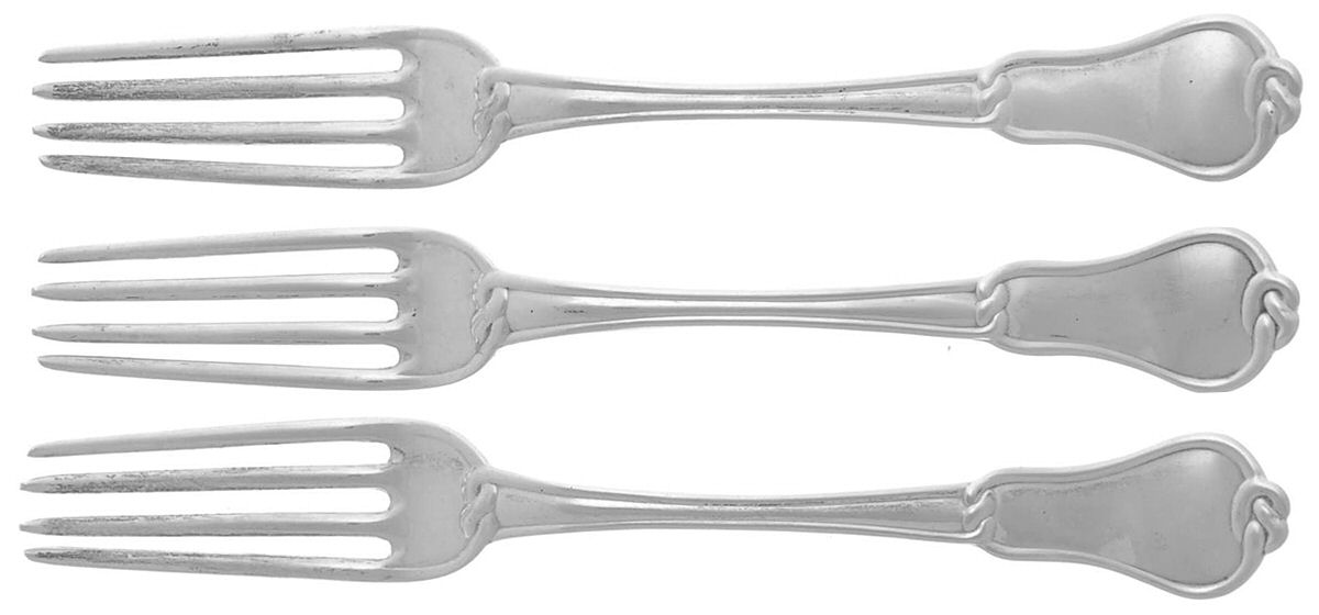 BGB4 (Coin) (Set of 3) Forks by Bigelow Bros. & Kennard-1