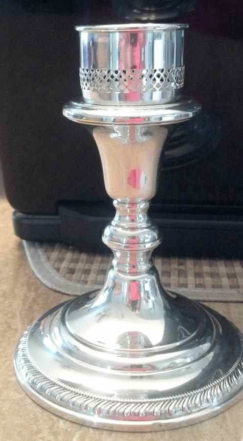 2761A (Sterling Hollowware) Weighted Hurricane Lamp Base by Black,Starr&Gorham-1