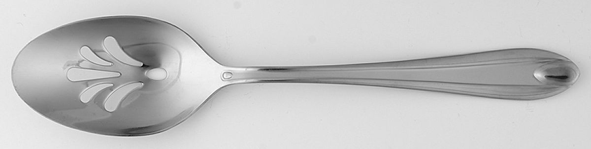 Anastasia (Stainless) Pierced Tablespoon (Serving Spoon) by Better Homes & Gardens Flatware-1