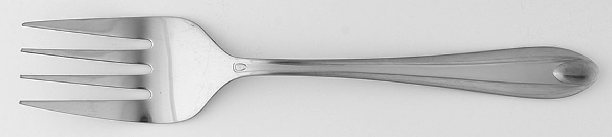 Anastasia (Stainless) Medium Solid Cold Meat Serving Fork by Better Homes & Gardens Flatware-1