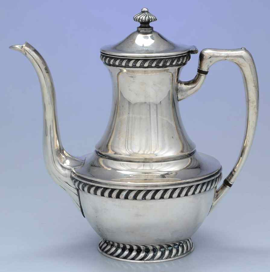 8312 (Silverplate, Hollowware) Silverplate Coffee Pot by Bernard Rice's Sons-1