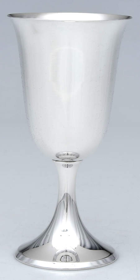 035 (Sterling, Hollowware) Water Goblet by Baldwin & Miller-1