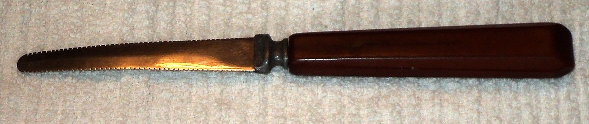 BKE4 Letter Opener with Stainless Blade by Bakelite-1