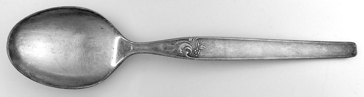 Patricia (Silverplate) Place/Oval Soup Spoon by Bruckmann & Sohne-1