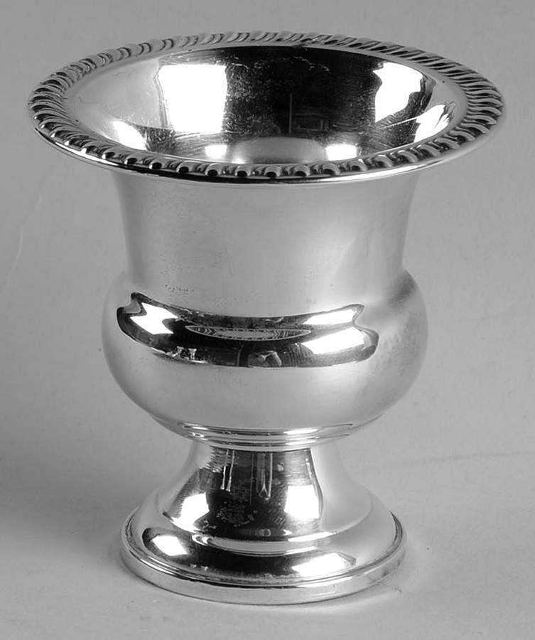 410 (Sterling, Hollowware) Weighted Toothpick Holder by Baldwin & Miller-1