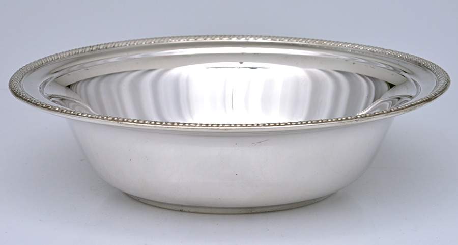A184 (Sterling, Hollowware) 10" Round Vegetable Bowl by R. Blackinton & Co-1