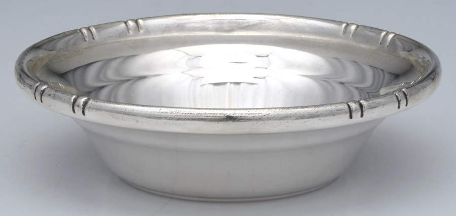 Bamboo (Sterling, Hollowware) 6" Bon Bon Bowl by Baldwin & Miller-1