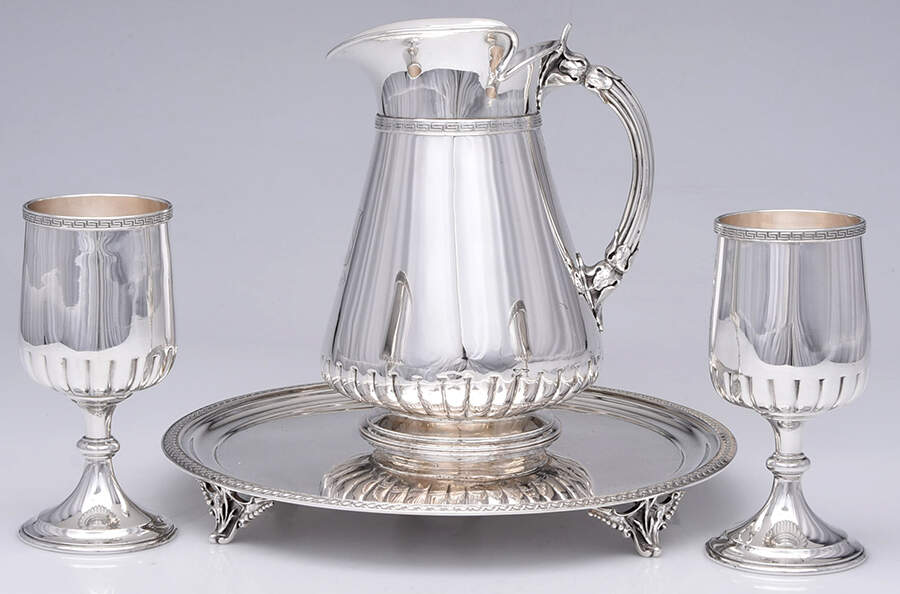 BGBBGB12 (Hollowware) (4 Piece) Water Serving Set by Bigelow Bros. & Kennard-1