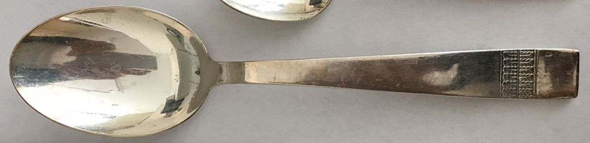 B5G1 (Silverplate) Place/Oval Soup Spoon by Broggi-1