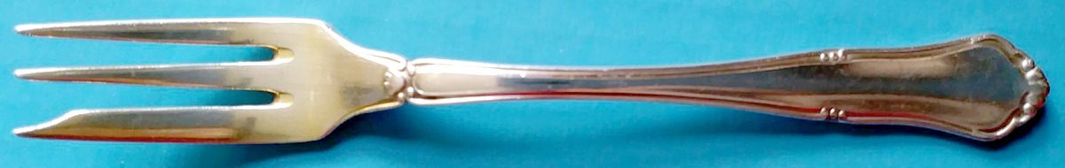 Nymphenburg (Silverplate) Pastry Fork by Bruckmann & Sohne-1