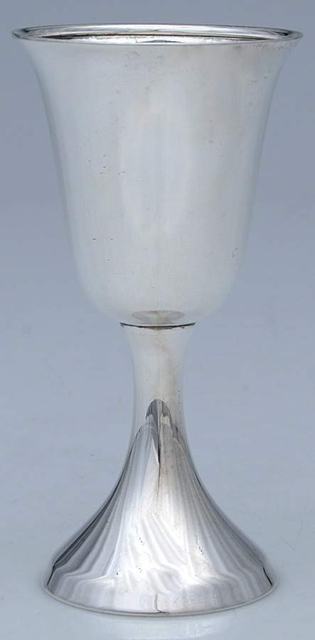 31-45 (Sterling, Hollowware) Wine Goblet by Birks Silver-1