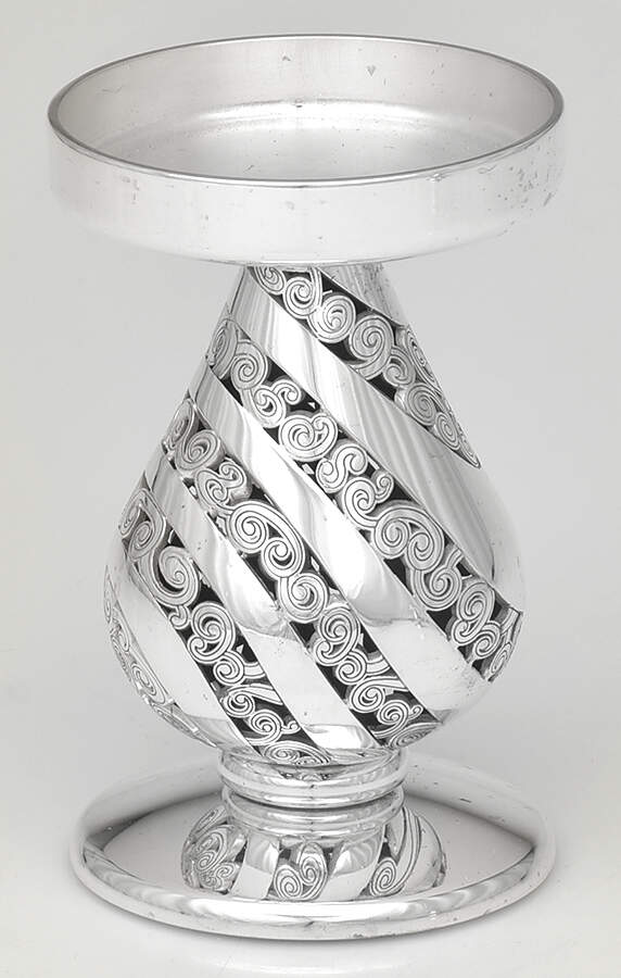 Bgk2 (Silverplate, Hollowware) 4" Pillar Candleholder by Brighton-1
