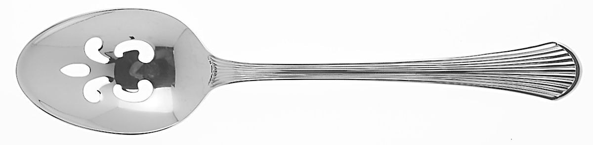 Manet (Stainless) Pierced Solid Serving Spoon by Carico-1