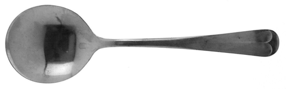 CAO5 (STAINLESS) Round Bowl Soup Spoon (Cream Soup) by Capco-1