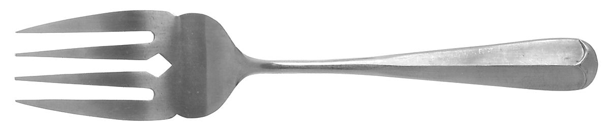 CAO5 (STAINLESS) Medium Solid Cold Meat Serving Fork by Capco-1
