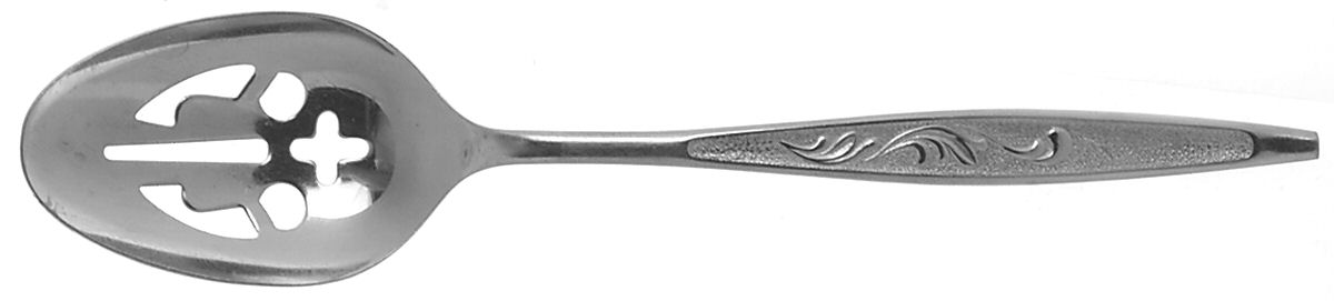 CAS1 (STAINLESS) Pierced Tablespoon (Serving Spoon) by Carlton Stainless-1