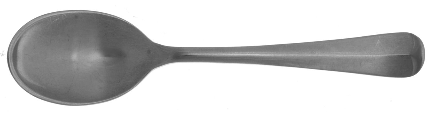 Queen Anne (Stainless, Glossy) Demitasse Spoon by Cooper Bros & Sons-1