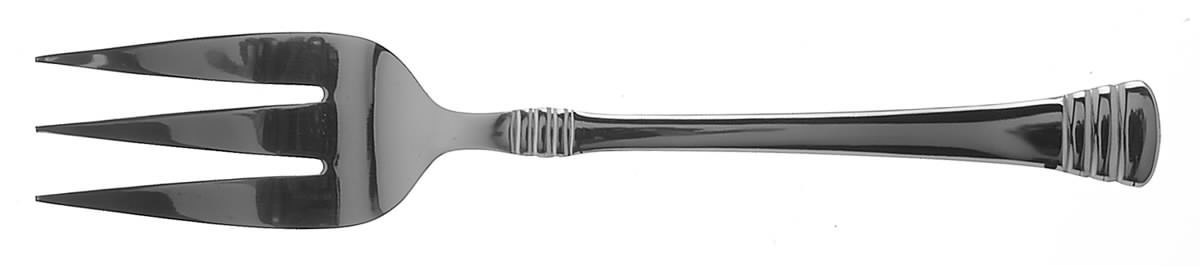 Codie (Stainless, Glossy) Medium Solid Cold Meat Serving Fork by Cambridge Silver-1