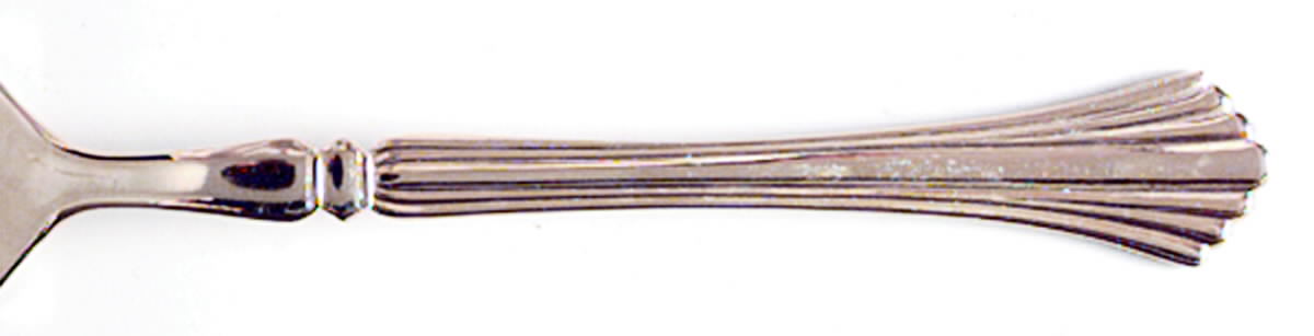 Gold Tracy (Gold Electroplate, China, Korea) Medium Solid Cold Meat Serving Fork by Cambridge Silver-1