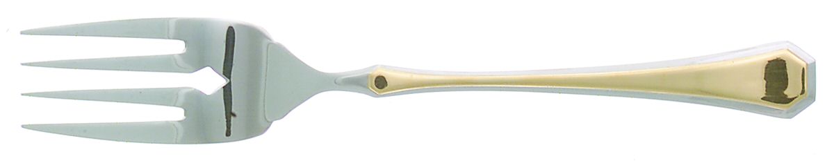 Tiffany (Stainless, Gold Accent) Individual Salad Fork by Celebrity-1