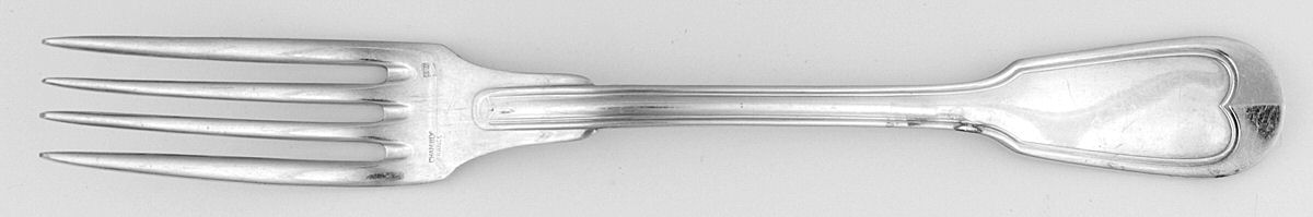 Filets (Silverplate) Solid Serving Fork by Chambly-1