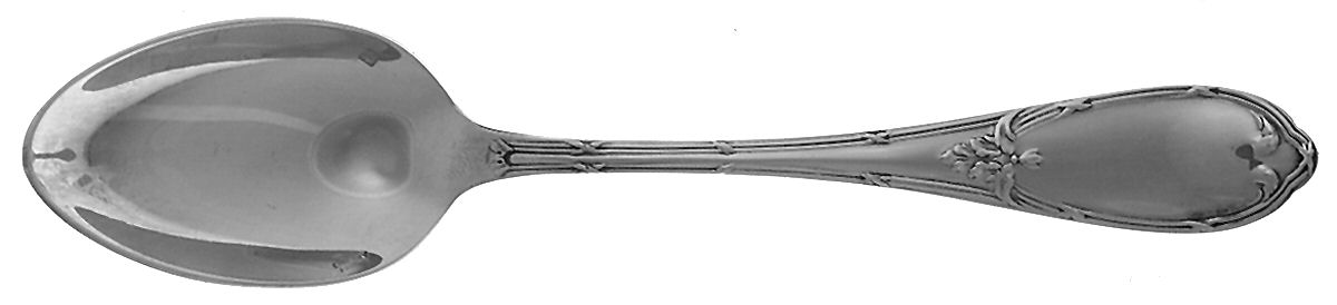 Rubans Louis XVI (Silverplate) Place/Oval Soup Spoon by Chambly-1