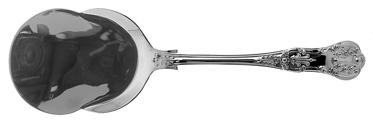 Queens (Sterling) Tomato Server, Solid Piece by CJ Vander-1