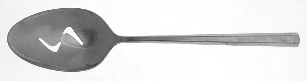 Bentley (Stainless) Pierced Tablespoon (Serving Spoon) by The Cellar(Flatware)-1