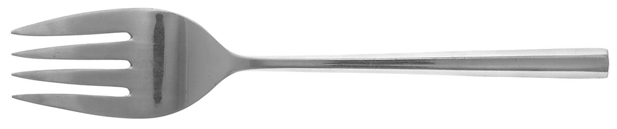 Bentley (Stainless) Medium Solid Cold Meat Serving Fork by The Cellar(Flatware)-1