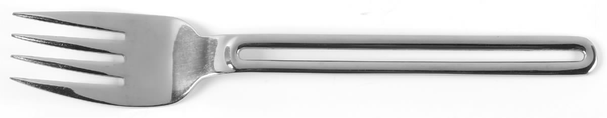 CLF8 (STAINLESS) Medium Solid Cold Meat Serving Fork by The Cellar(Flatware)-1
