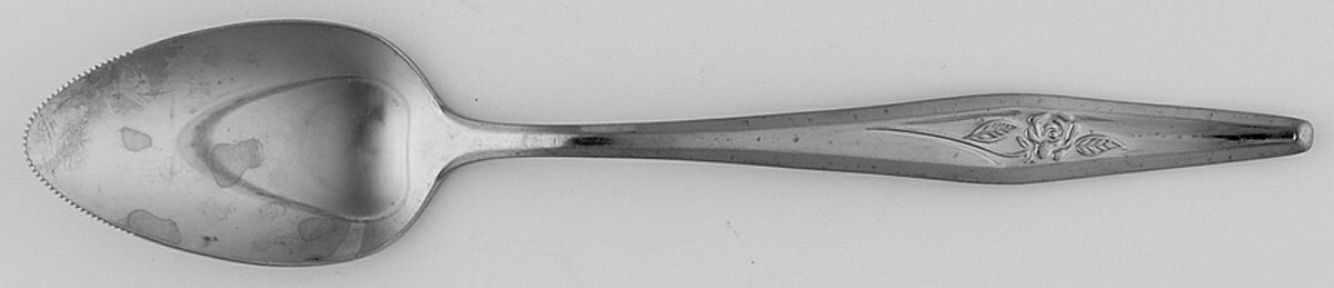 Spritely Rose (Stainless) Fruit/Orange Spoon by Creative Manor-1