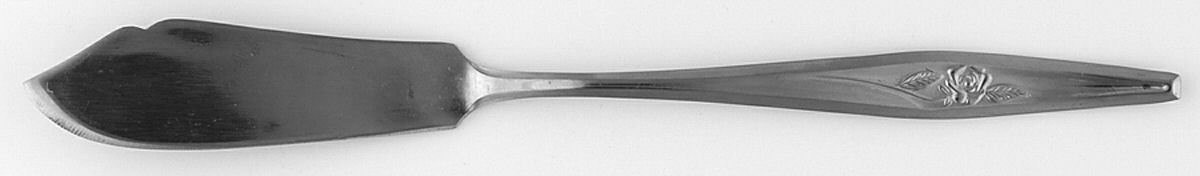 Spritely Rose (Stainless) Flat Handle Master Butter Knife by Creative Manor-1