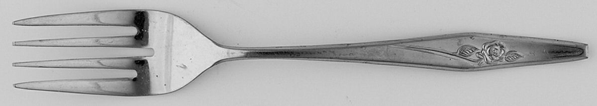 Spritely Rose (Stainless) Individual Salad Fork by Creative Manor-1