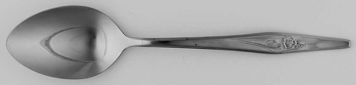 Spritely Rose (Stainless) Tablespoon (Serving Spoon) by Creative Manor-1