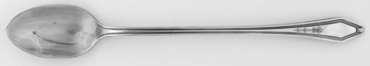 Two (Silverplate) Iced Tea Spoon by Continental Silverplate-1