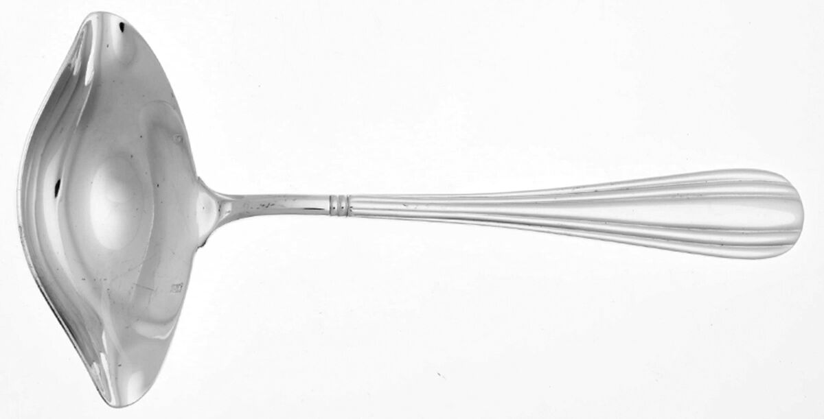 Alliance (Silverplate) Solid Gravy Ladle by Jean Couzon-1