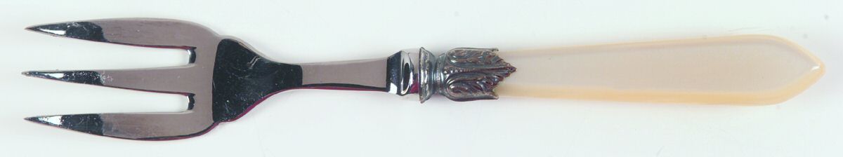 Galaxy-Pearl (Stainless) Individual Hollow Fish Fork, Stainless Tines by Jean Couzon-1
