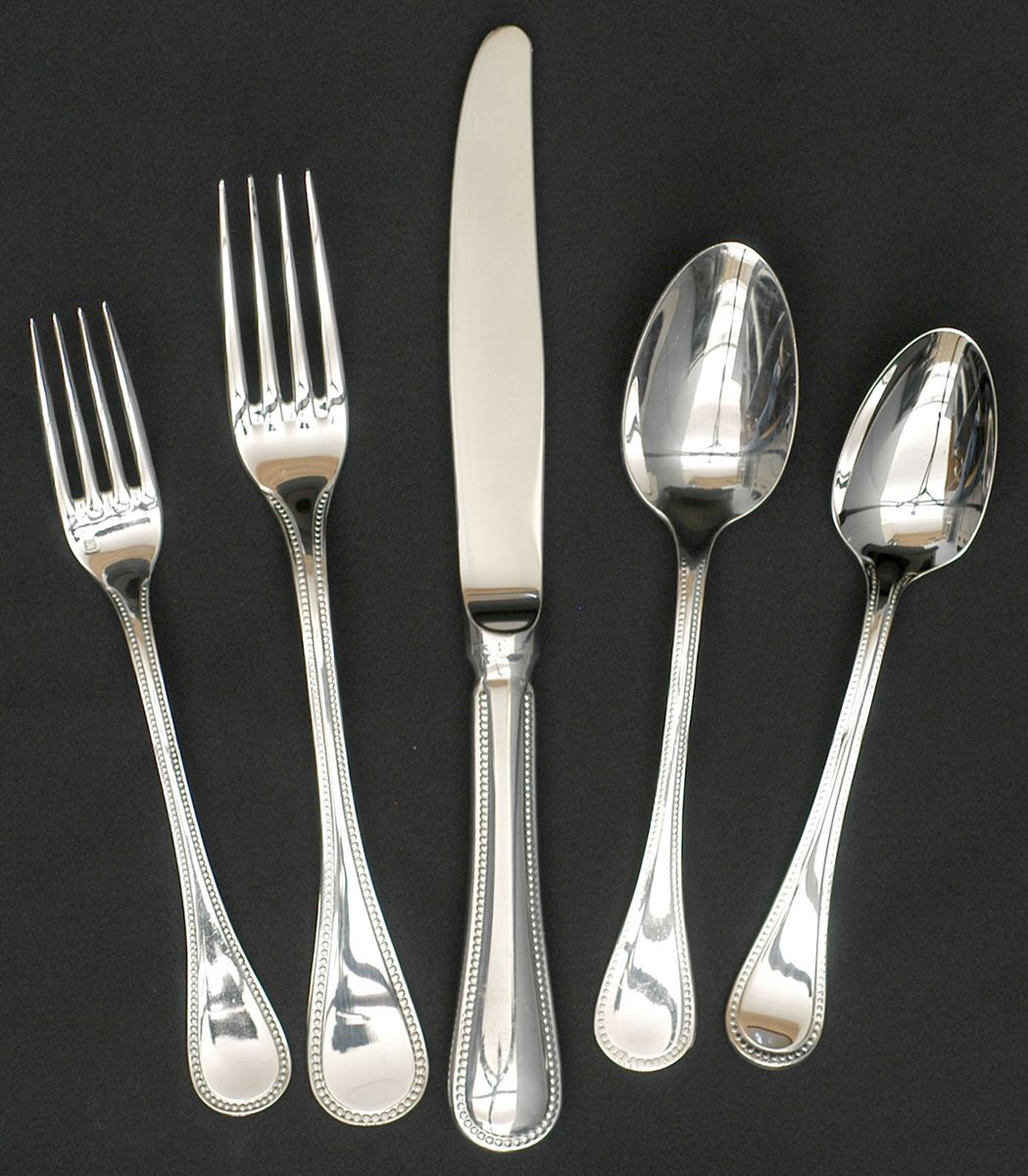 Le Perle (Stainless) 5 Piece Place Setting by Jean Couzon-1