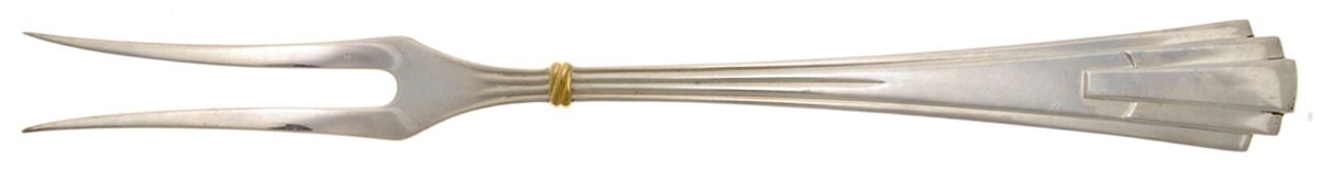 De Louis Cartier (Sterling) Solid Serving Fork by Cartier-1