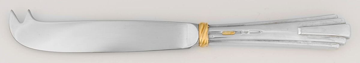 De Louis Cartier (Sterling) Cheese Knife with Stainless Blade by Cartier-1