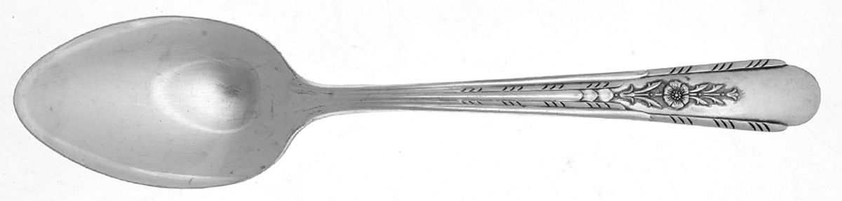 Crosby (Silverplate, 1935) Place/Oval Soup Spoon by Crosby Silver-1