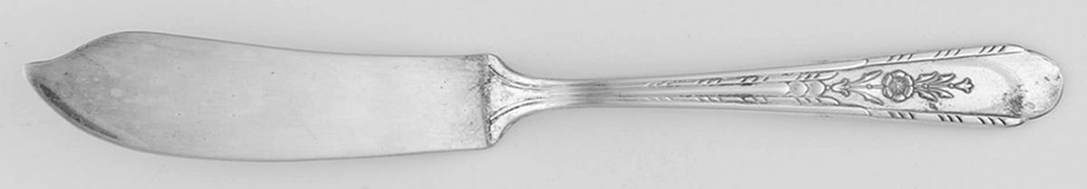 Crosby (Silverplate, 1935) Flat Handle Master Butter Knife by Crosby Silver-1