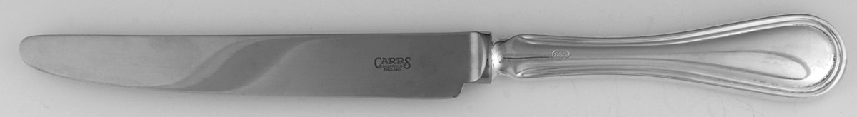 English Thread (Sterling) New French Hollow Knife by R. Carrs (England)-1